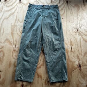 Lee Green Striped Barrel Leg Utility Trousers - 8
